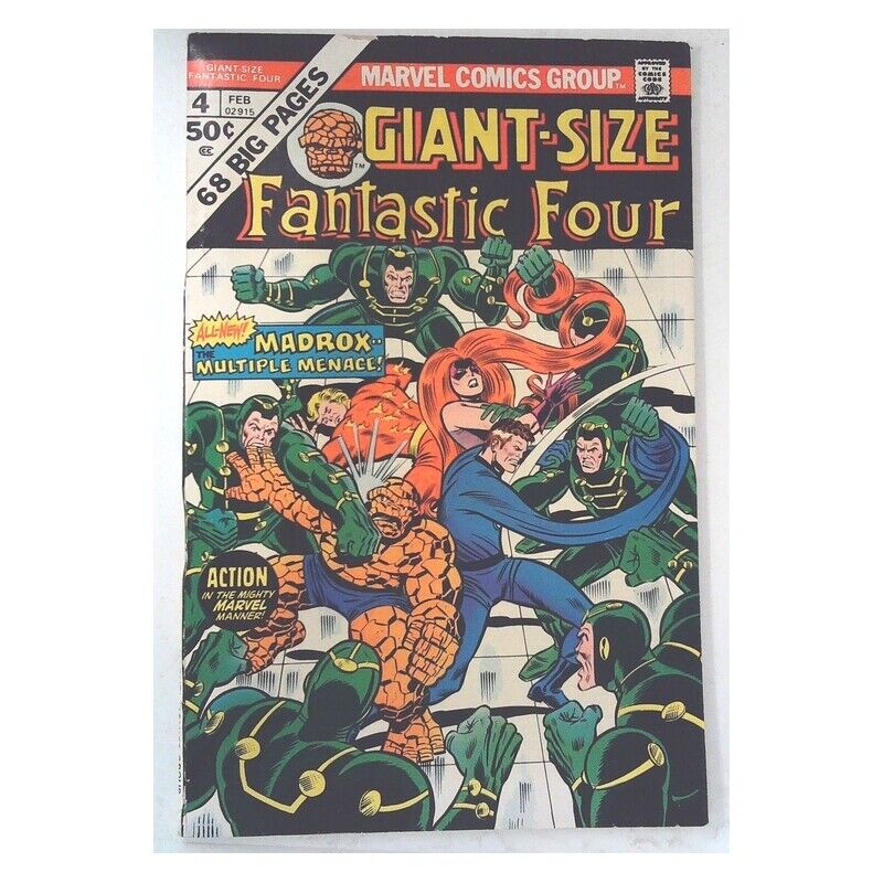 Giant-Size Fantastic Four (1974 series) #4 in VF minus cond. Marvel comics [j\
