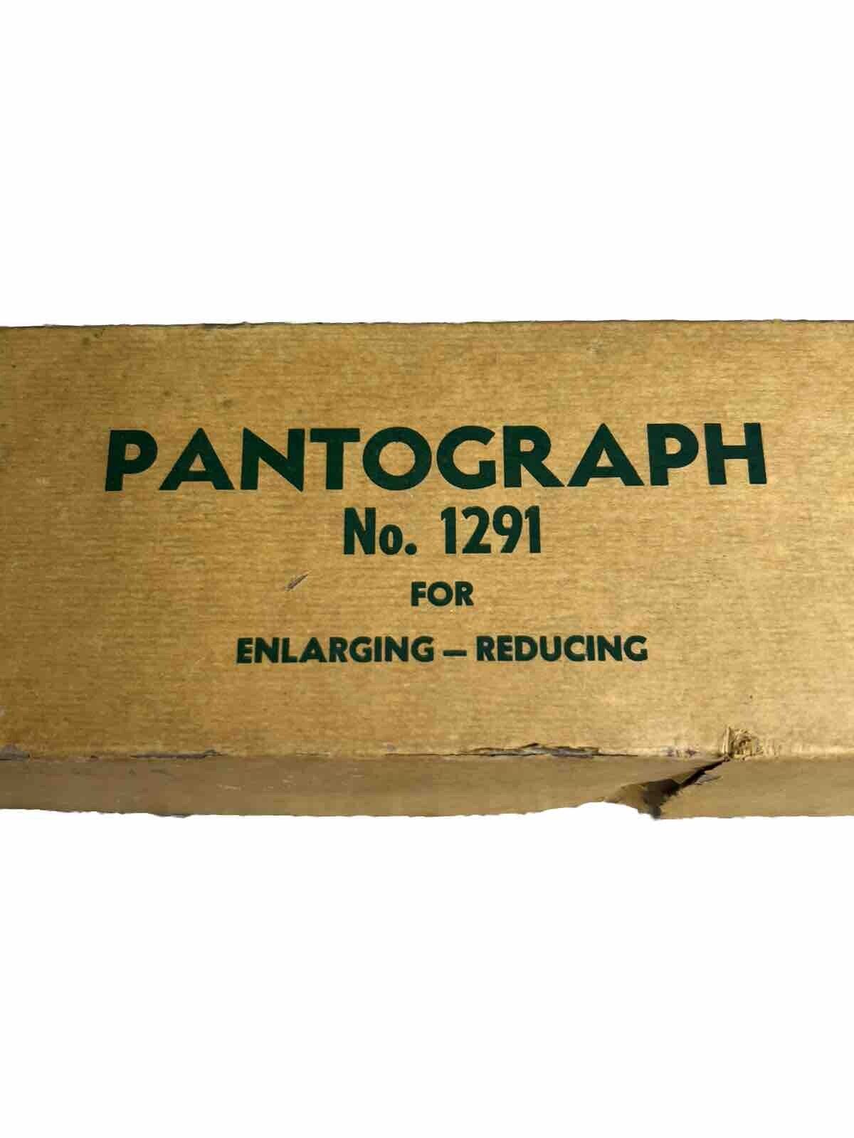 Vintage Precision Pantograph John Henschel CO. No. 1291 Original Box
