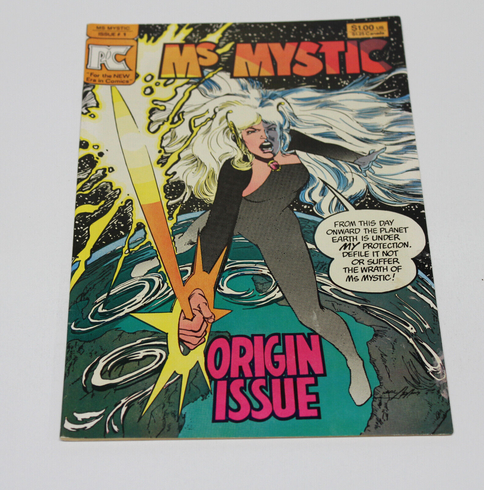 Vintage 1982 Ms. Mystic Orgins Issue #1 Neal Adams Pacific Comics