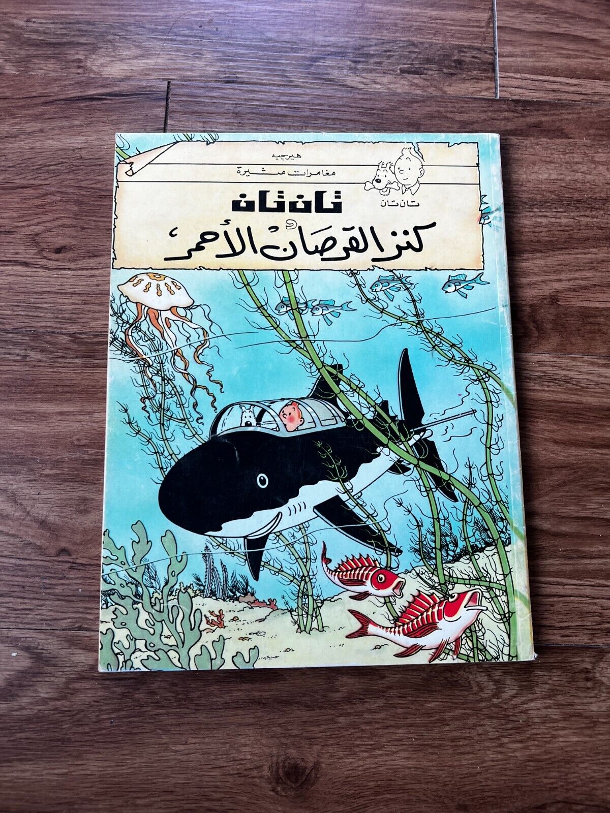 Arabic Comics Red Rackham's Treasure - Children TinTin TanTan Hergé تان تان