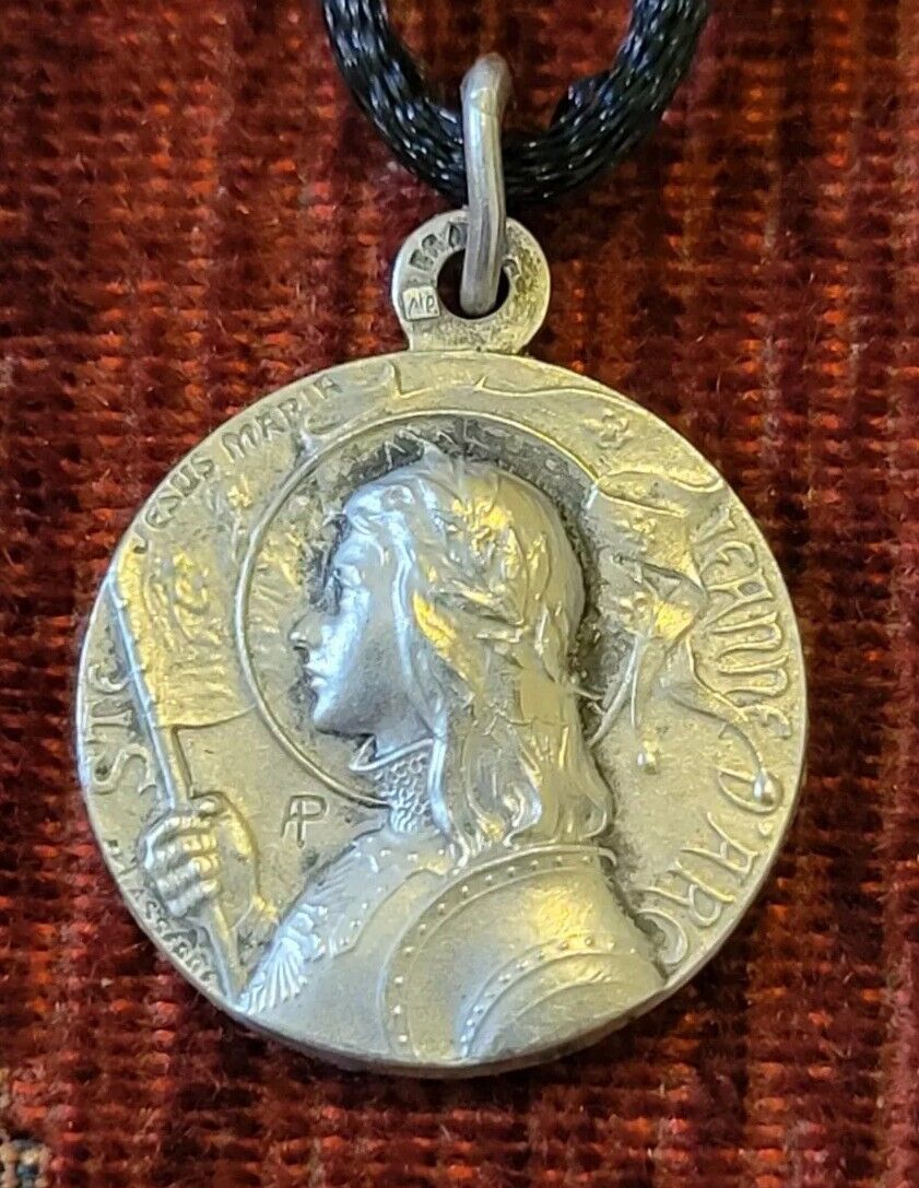 St. Joan Of  Arc Vintage & New Holy Medal Catholic Patron Of France & Soldiers 