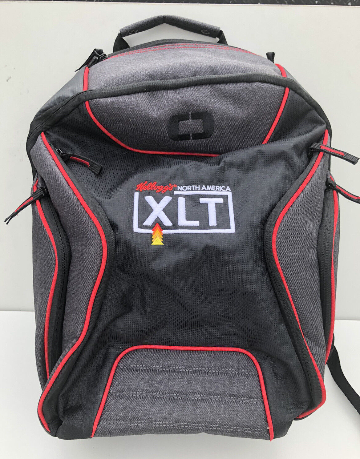 Ogio Backpack Kelloggs “North America XLT” Promotional Red & Black Logo Patch