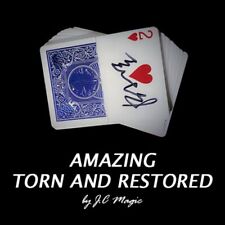 Amazing Torn and Restored By J.C Magic Close Up Magic Tricks Gimmick Illusions picture