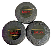 BALLY'S Hotel and Casino Round Hand Soap w/Logo Lot of 3 LAS VEGAS HORSESHOE NEW picture