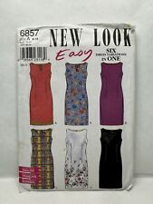 New Look 6857 MIsses  Dress Variations Easy Pattern 8-18 *Uncut* picture
