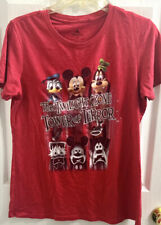 Rare XL Women's Disney Vintage Twilight Zone Tower of Terror Mickey Goofy Shirt picture