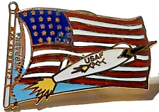 VFW Cal 1986-1987 Nebraska U.S. Flag Lapel Pin picture