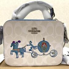 Disney Coach Cinderella Carriage Crossbody Box Bag C1426 NWT picture