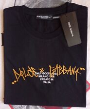 DOLCE&GABBANA NEW MENS  T-SHIRTS BLACK SIZE 46 picture