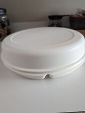 Vintage Tupperware Divided Veggie/Relish/Chip Serving Tray & Lid 16660-1 picture