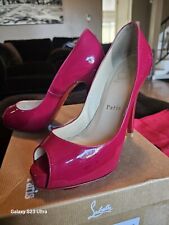 Christian Louboutin Very Prive 120 Size: 35.5 EU/ 5.5 US Color: Framboise (Pink) picture