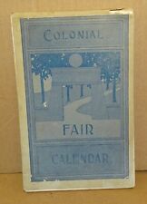 1900 Colonial Fair Calendar Stoughton Mass. - ELISHA CAPEN MONK picture