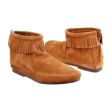 Minnetonka Bootie Ladies Dusty Brown Shoes 6 picture