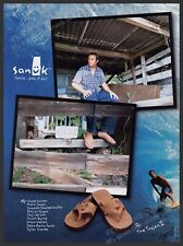 Sanuk Shoes Shane Dorian Surfer 2000s Print Advertisement Ad 2002 picture