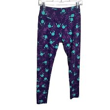 Disney LuLaRoe Minnie Mouse Leggings One Size Purple Blue Stretchy Casual picture