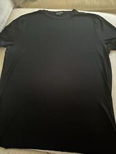Giorgio Armani Made In Italy Size 56 Vneck  Black T-Shirt picture