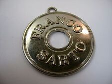 Vintage Pendant Keychain: FRANCO SARTO Advertising Logo picture