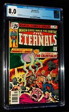 CGC ETERNALS #2 1976 Marvel Comics CGC 8.0 VF White Pages picture