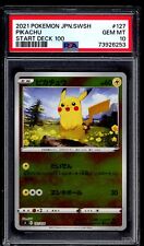 PSA 10 Pikachu 2021 Pokemon Card 127/414 Start Deck 100 picture