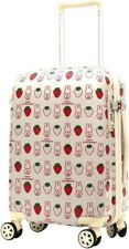 Miffy Face Suitcase Carry Case Strawberry Red 30L W14.17×H21.26×D9.06 in Bag New picture