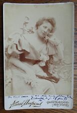 Aimé Dupont Cabinet Photograph of an Opera Singer (signed ?) 5th Ave. New York picture