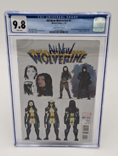 ALL-NEW WOLVERINE #1 CGC 9.8 DAVID LOPEZ VARIANT B 1ST LAURA KINNEY AS WOLVERINE picture