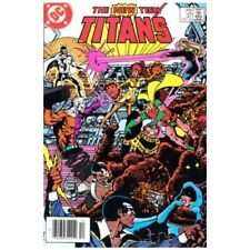 New Teen Titans (1980 series) #37 Newsstand in NM minus condition. DC comics [a picture