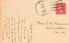 Scott 634 Stamp Red Washington 2 cents Private Perforation 1927 Vtg Postcard A8 picture