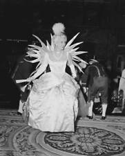 Genevieve Fath As The Queen Of The Night At A Masked Costume - 1951 Venice photo picture