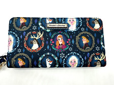 Disney Dooney & and Bourke Frozen 10th Anniversary Wallet Wristlet Anna NWT B picture