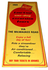1969 MILWAUKEE ROAD LOW COST ONE DAY EXCURSION BROCHURE picture
