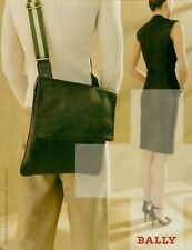 2004 Bally Fashion Leather Satchel Purse Woman Shoes Model Vintage Print Ad picture