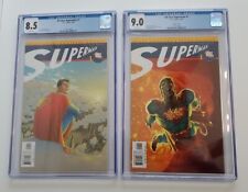 Lot of 2: ALL-STAR SUPERMAN #1 CGC graded 9.0 & 8.5 Variant Grant Morrison VF NM picture