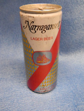 OLD VINTAGE ORIGINAL NARRAGANSETT BEER CRUSH IT LIKE QUINT JAWS MOVIE SHARK CAN picture