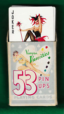 Vintage ALBERTO VARGAS 54 Mint Pinup Playing Cards Deck 1940's Esquire Paintings picture