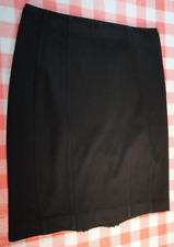 EXPRESS WOMEN'S BLACK STRETCH HIGH WAISTED SATIN LINING PENCIL SKIRT SIZE 6 picture