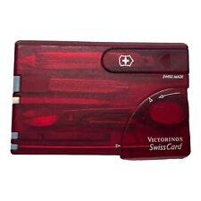 Victorinox Swiss Army Swiss Card Translucent Ruby 0.7100.T picture