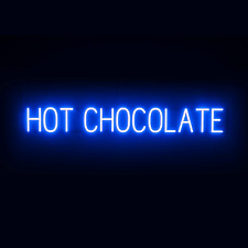 HOT CHOCOLATE Neon-Led Sign for Cafes. 48.8