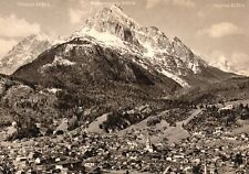 Vintage Postcard Photo Mittenwald versus Wetterstein Mountains Austria RPPC picture