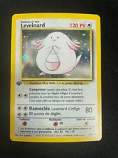 Pokemon Leveinard French Chansey 3/102 1st First Edition Rare Holo NM - PT1 picture