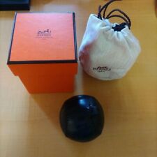 [New and very rare] Hermes leather baseball, black, relax ball picture