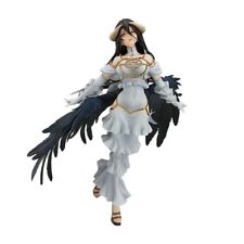25CM Anime Overlord Albedo Figure PVC Sexy White Strapless Dress Stand On One picture