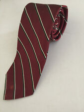 Brooks Brothers all silk Tie -- stripe in red 3