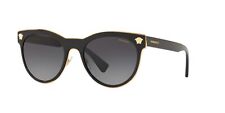 Versace Woman Sunglasses, Black Lenses Metal Frame, 54mm picture