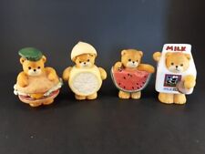 Lucky And Me Enesco Ceramic Bear Figurines Set Of 4 picture