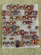 Vintage Set 66 pieces of Soviet Russian badges of the USSR picture