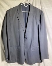 Vtg. Alfani 2 Button Cotton Blazer Sport Coat Dinner Jacket  Men's Gray - Large picture