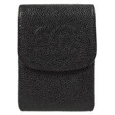 Chanel Cigarette Case Pouch Bag Caviar Skin Black 97769 picture