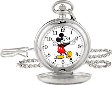 Disney Mickey Mouse Adult Pocketwatch Analog Quartz Watch picture