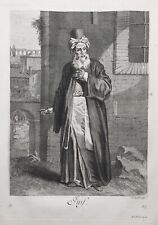 Jew Jude Jews Judaica Ottoman Empire Engraving Copperplate Engraving Le Hay 1714 picture